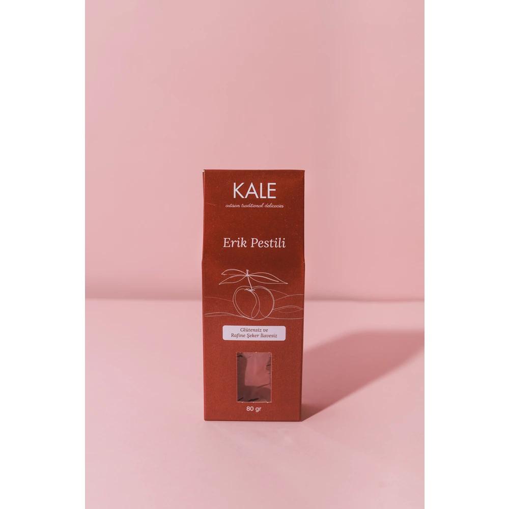 Rafine Şekersiz ve Glutensiz Erik Pestili 80 gr