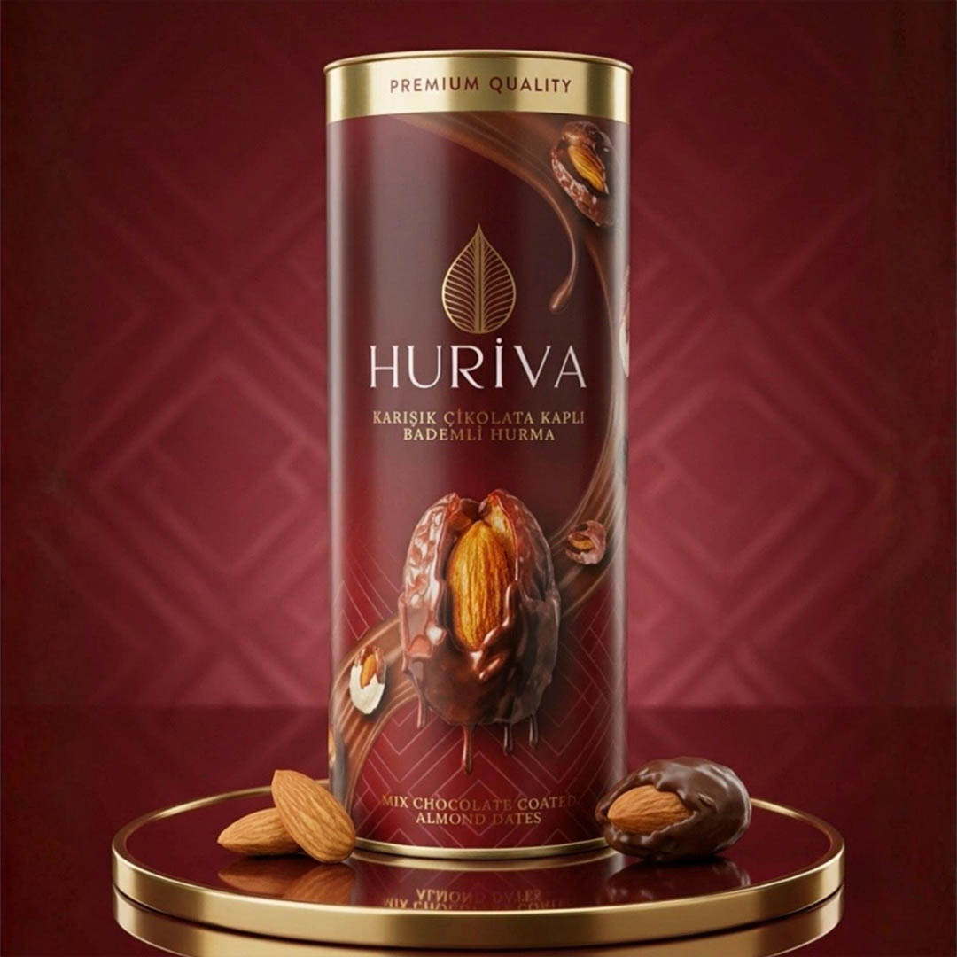 HUVARİVA 200 GR KARIŞIK ÇİKOLATA KAPLI HURMA K