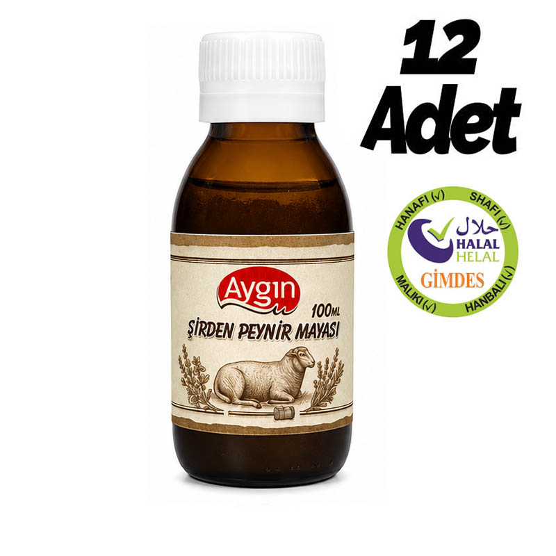 Şirden Peynir Mayası ***Kampanyası 100ml - 12 Adet