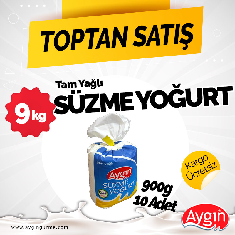 Süzme Yoğurt ***Kampanyası - 900g 10 Adet