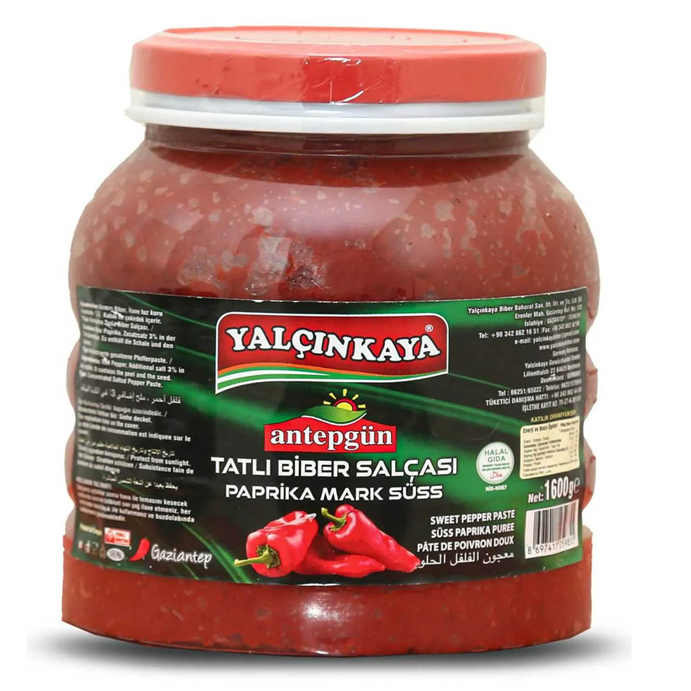 Antep Tatlı Biber Salçası 1600g