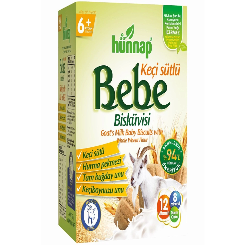 Keçi Sütlü Bebe Bisküvisi 400 Gr.