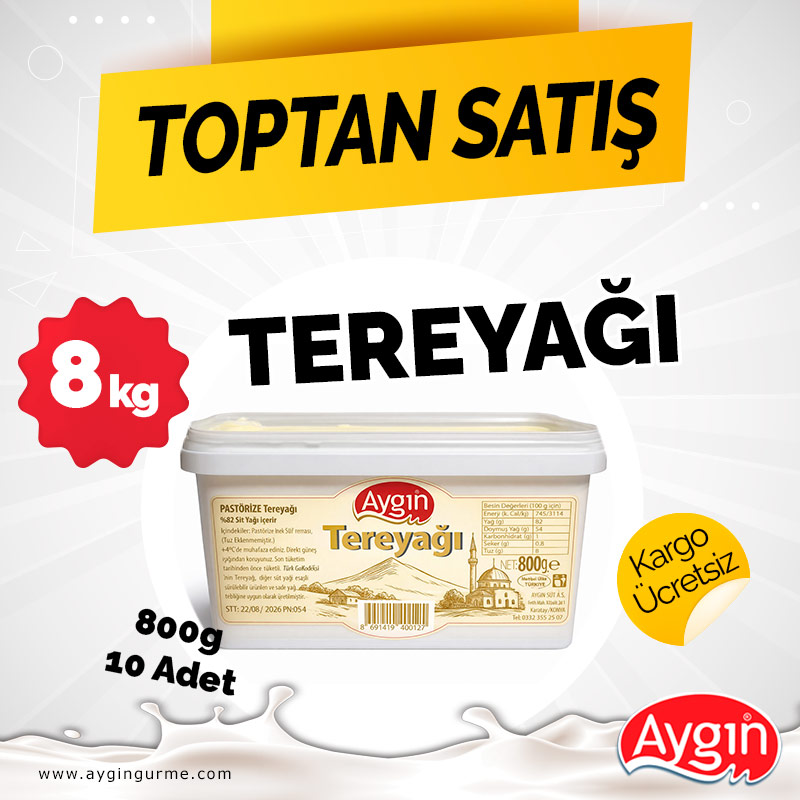 Tereyağı Kutu ***Kampanyası - 8 kg