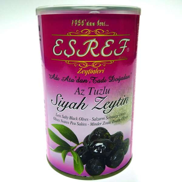 Gemlik Siyah Zeytin - Az Tuzlu Siyah İri Zeytin 800g