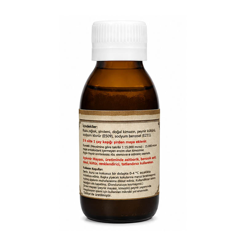 Şirden Peynir Mayası 100ml