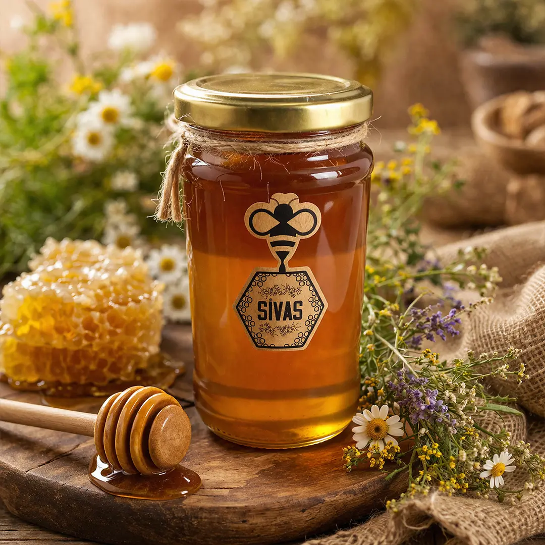 Sivas Süzme Çiçek Bal 850g