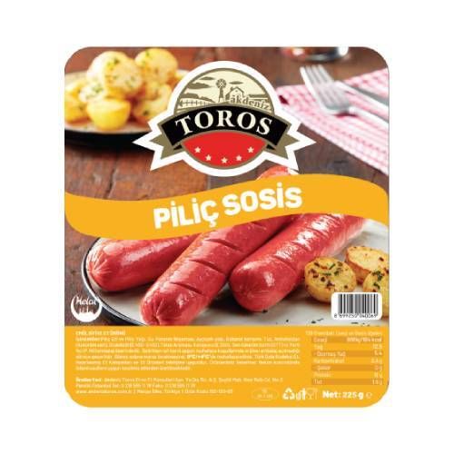 Akdeniz Toros Piliç Sosis 225g