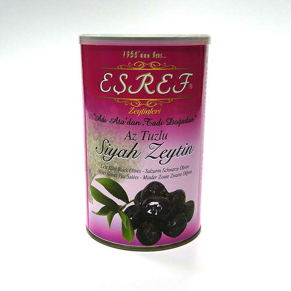 Gemlik Siyah Zeytin - Az Tuzlu Siyah İri Zeytin 800g