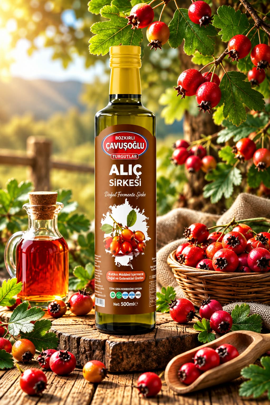 BOZKIRLI ÇAVUŞOĞLU 500 ML ALIÇ SİRKESİ 