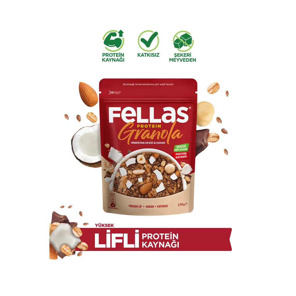 Protein Granola - Hindistan Cevizi & Kakao (270 g)