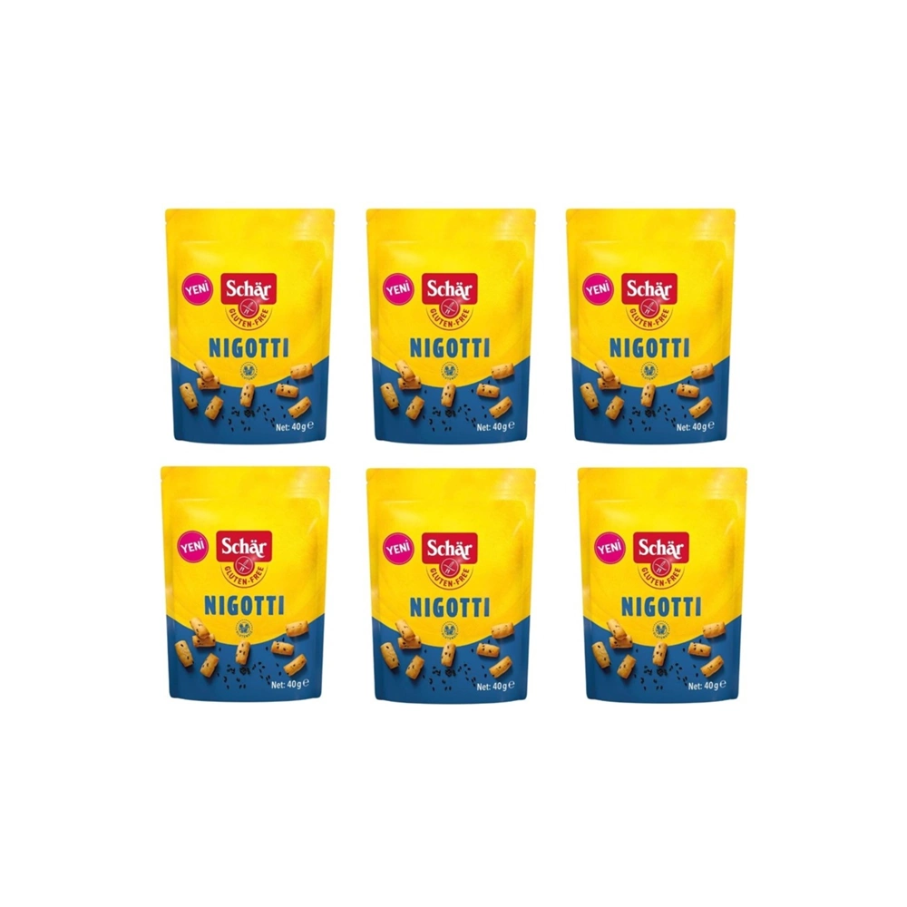 Nigotti 40 g. Çörek Otlu Glutensiz Mini Kraker 6 Adet