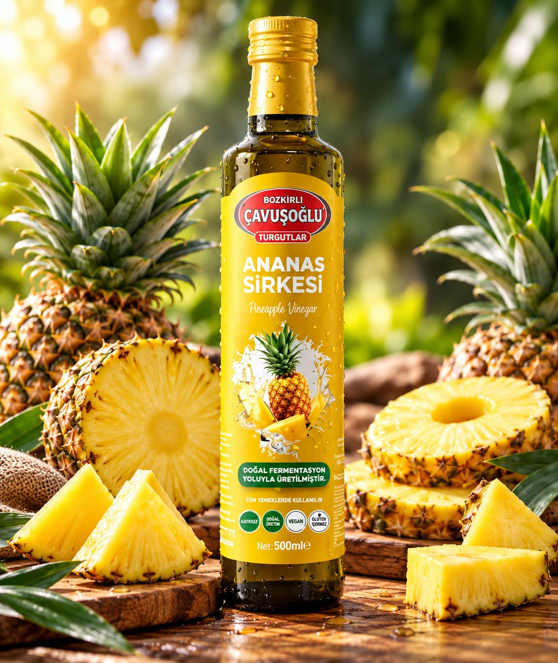 BOZKIRLI ÇAVUŞOĞLU 500 ML ANANAS SİRKESİ 