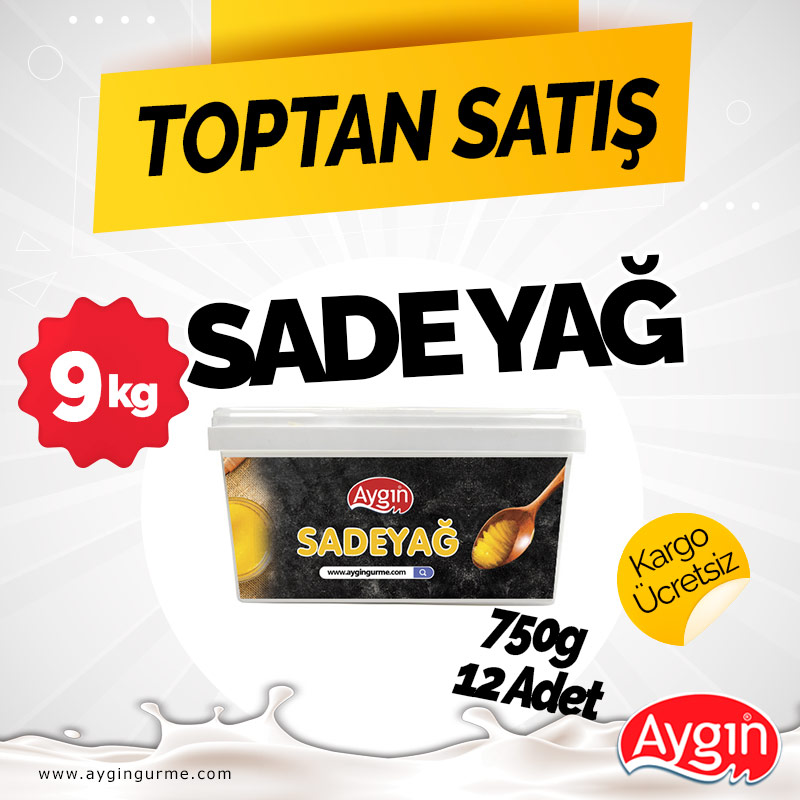 Sadeyağı ***Kampanyası - 9kg  Sadeyağ 