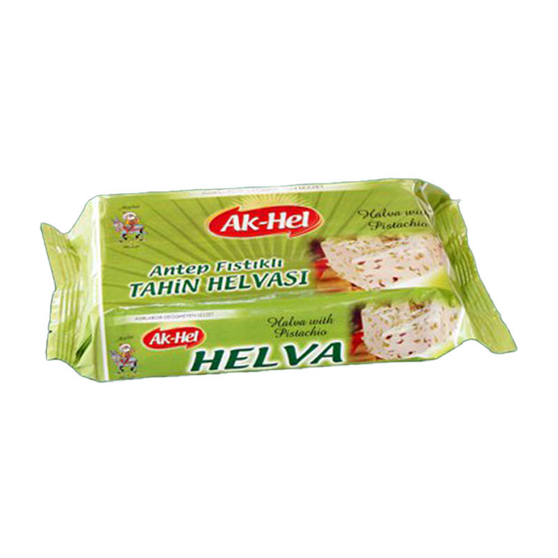 Antep Fıstıklı Tahin Helvası Ak-Hel 500g