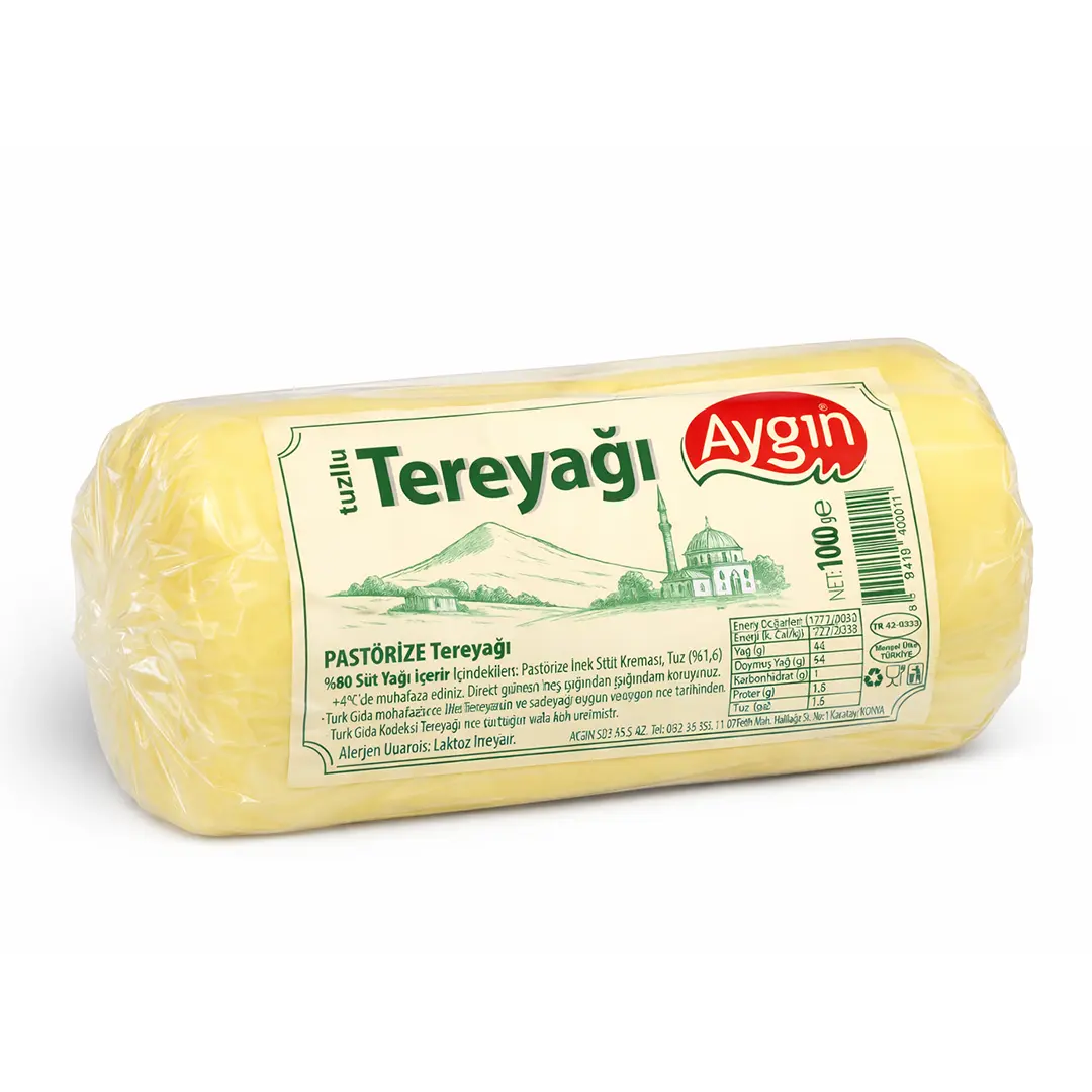 Aygın Tereyağı 1kg - (TUZLU TEREYAĞI)