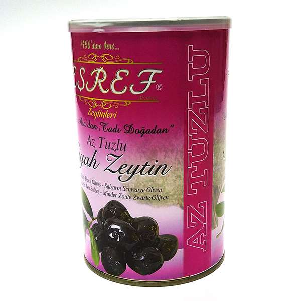 Gemlik Siyah Zeytin - Az Tuzlu Siyah İri Zeytin 800g