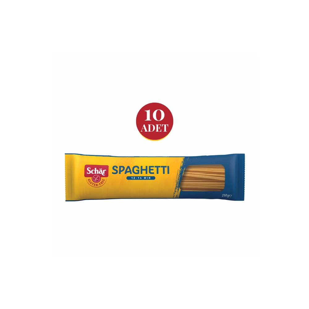 Spagetti Glutensiz Makarna 250 gr (10 ADET)